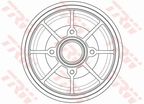 спирачен барабан TRW DB4546MR