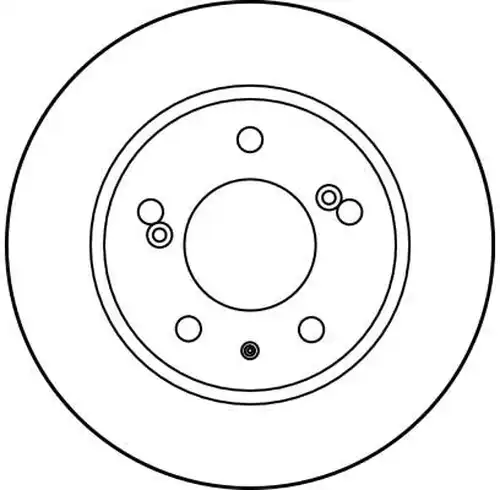 спирачен диск TRW DF1109
