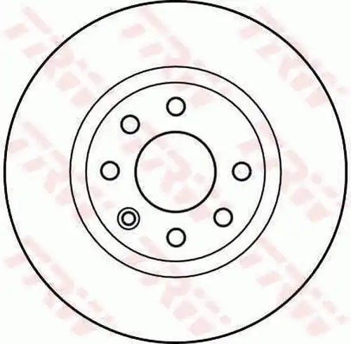 спирачен диск TRW DF2564