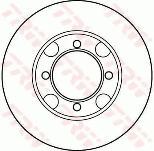 спирачен диск TRW DF2572