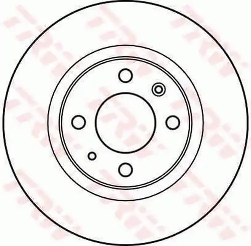 спирачен диск TRW DF2577