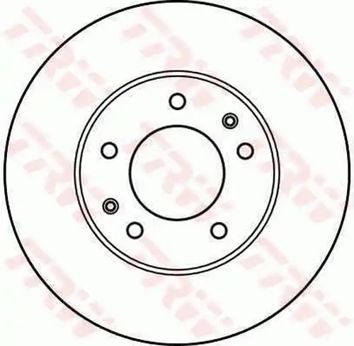 спирачен диск TRW DF2606