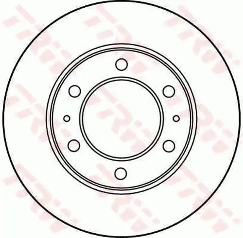 спирачен диск TRW DF3035