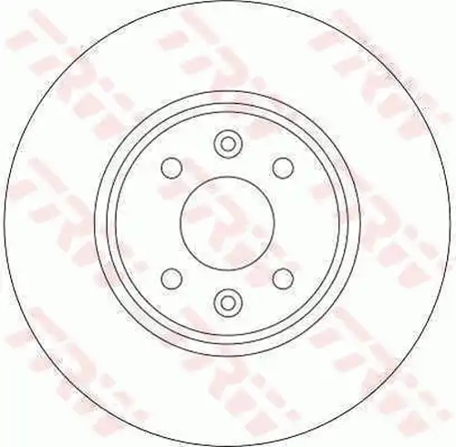 спирачен диск TRW DF4255