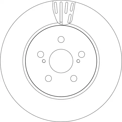 спирачен диск TRW DF8578S