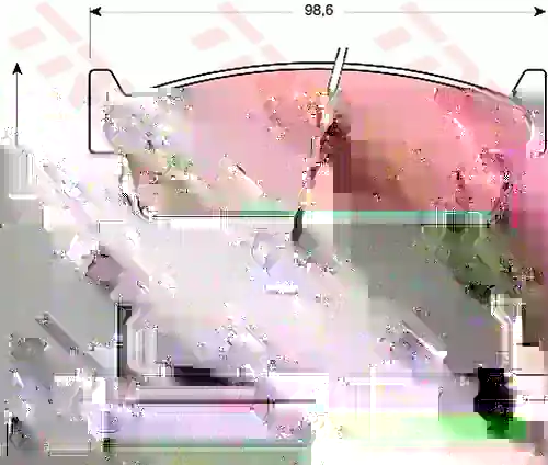 накладки TRW GDB1002