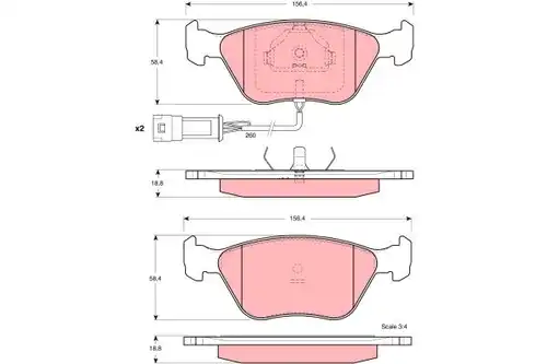 накладки TRW GDB1192