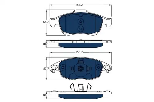 накладки TRW GDB1690BTE