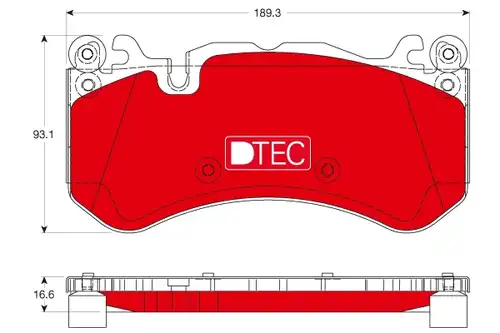 накладки TRW GDB1734DTE
