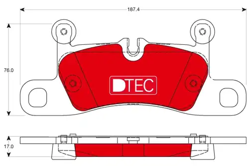 накладки TRW GDB1875DTE