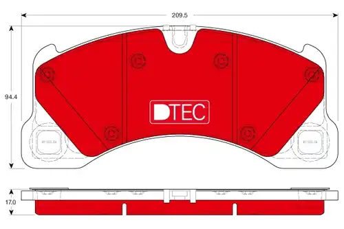накладки TRW GDB1914DTE