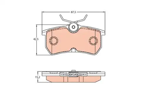 накладки TRW GDB2140