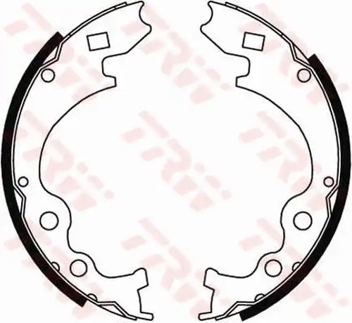 комплект спирачна челюст TRW GS6243