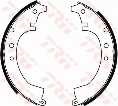 комплект спирачна челюст TRW GS8047