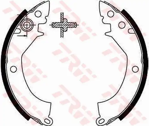 комплект спирачна челюст TRW GS8178