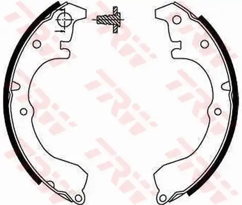 комплект спирачна челюст TRW GS8287