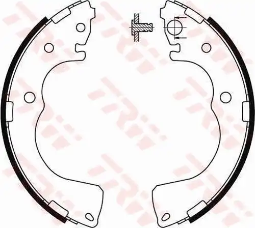 комплект спирачна челюст TRW GS8435