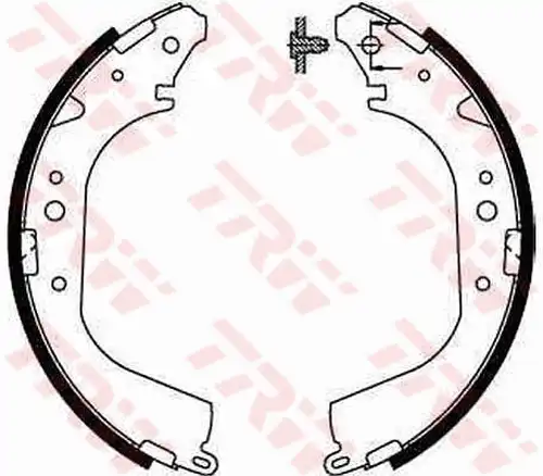 комплект спирачна челюст TRW GS8502