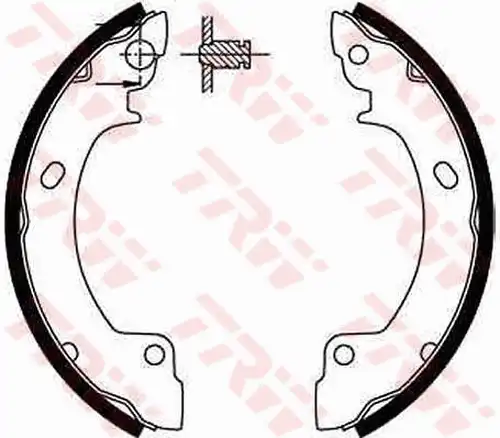 комплект спирачна челюст TRW GS8552