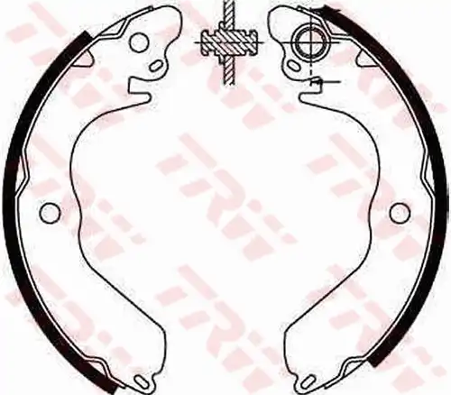 комплект спирачна челюст TRW GS8553