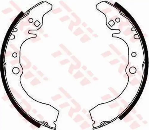 комплект спирачна челюст TRW GS8647