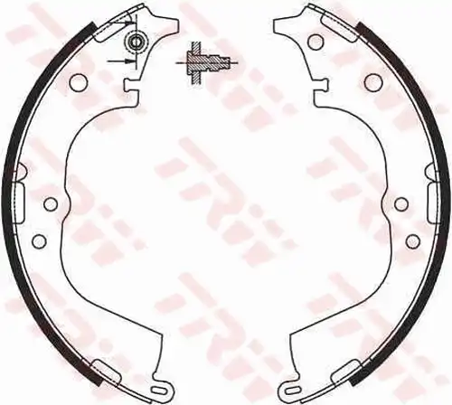 комплект спирачна челюст TRW GS8693