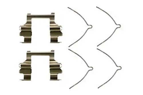 комплект принадлежности, дискови накладки TRW PFK325