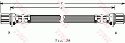 спирачен маркуч TRW PHA111