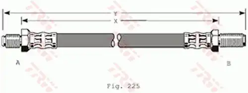спирачен маркуч TRW PHA359