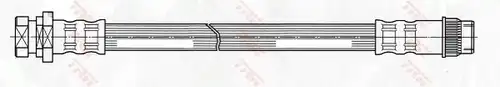 спирачен маркуч TRW PHA434