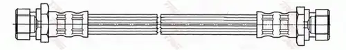 спирачен маркуч TRW PHA439
