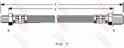 спирачен маркуч TRW PHC149