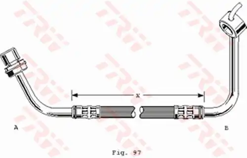 спирачен маркуч TRW PHD253