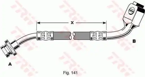 спирачен маркуч TRW PHD287