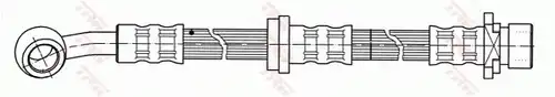 спирачен маркуч TRW PHD408