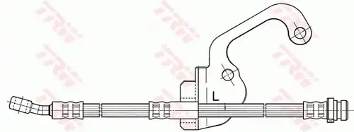 спирачен маркуч TRW PHD506