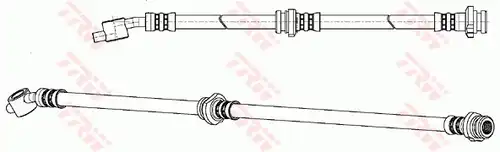 спирачен маркуч TRW PHD972