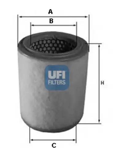 въздушен филтър UFI 27.890.00