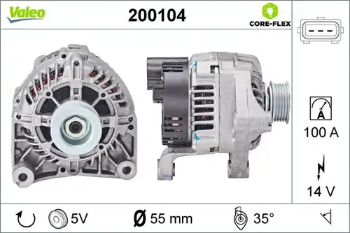 генератор VALEO 200104