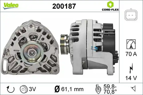генератор VALEO 200187