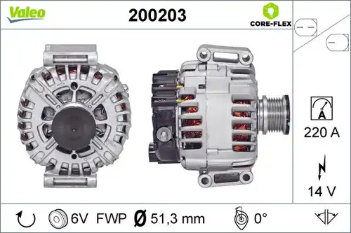 генератор VALEO 200203