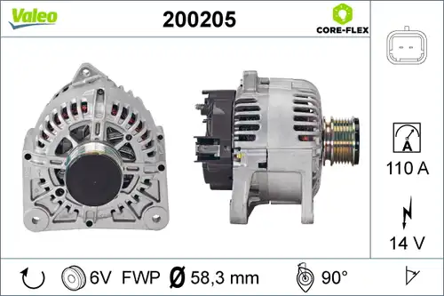 генератор VALEO 200205