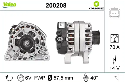 генератор VALEO 200208
