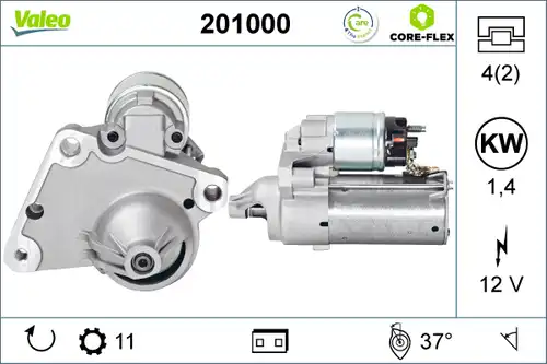 стартер VALEO 201000