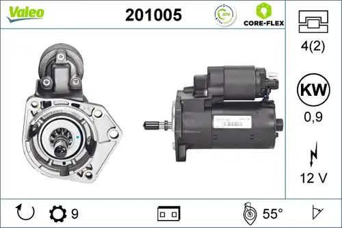 стартер VALEO 201005
