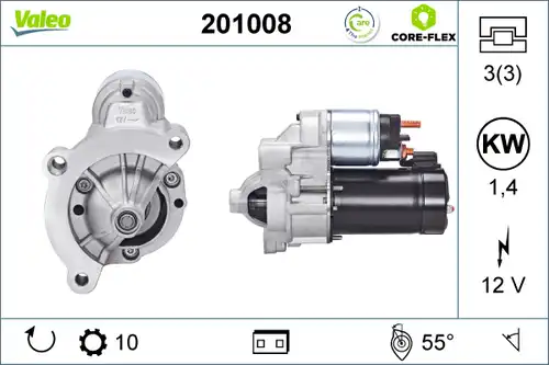 стартер VALEO 201008