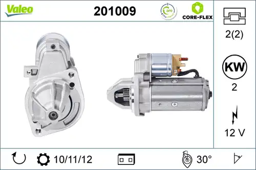 стартер VALEO 201009