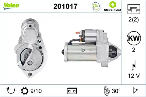 стартер VALEO 201017