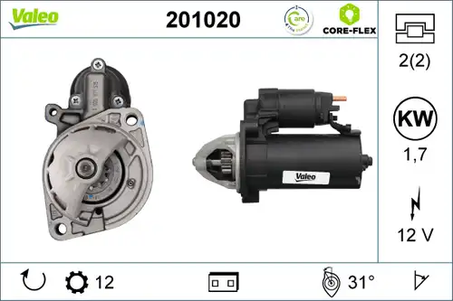 стартер VALEO 201020