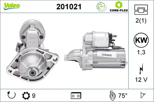 стартер VALEO 201021